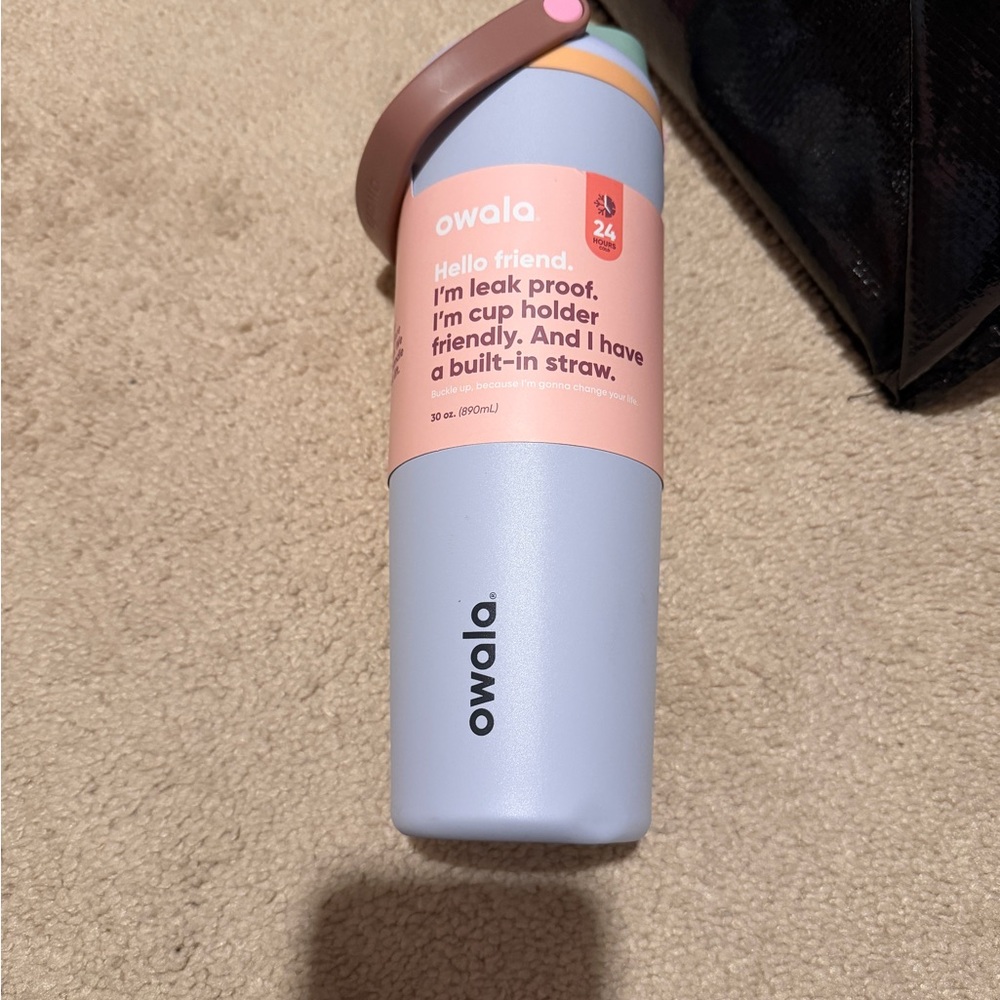 Owala FreeSip Tumbler with Travel Grip 30oz - Periwinkle Twinkle